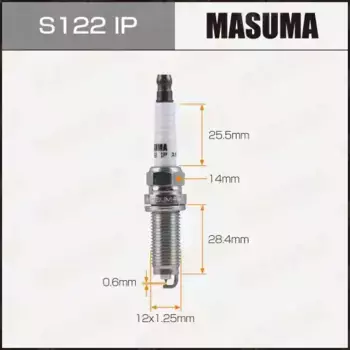 Свеча зажигания MASUMA S122IP Honda Civic/CR-V 1.0-2.0i 15>