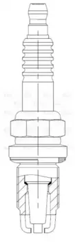 Свеча зажигания СТАРТВОЛЬТ VSP 0023 Renault Logan 04>/Sandero K7M 1.6i 07>