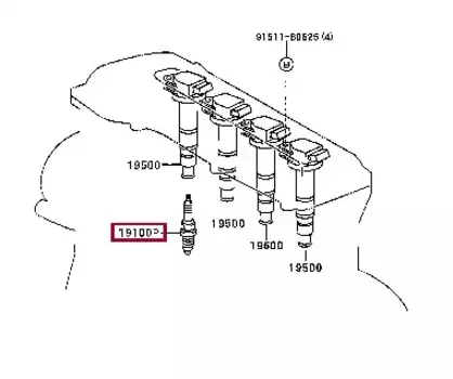 Свеча зажигания TOYOTA / LEXUS 9091901230 Toyota Camry/Corona/Avensis 98>