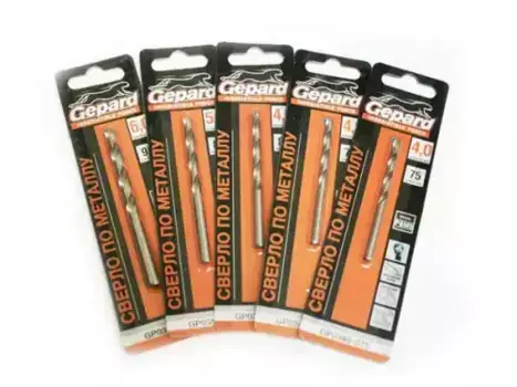 сверло! по металлу ц/х 4.2х43х75мм HSS\ GP0342-075 GEPARD