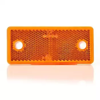 световозвращатель прямоугольный !желтый с отверстиями \ 851 WAS