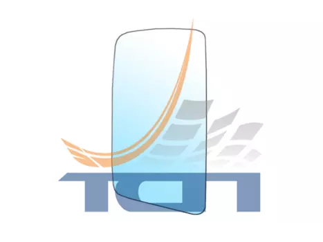 текло зеркала! двойного прав. (главное) с обогр. 401х200\ MB Actros