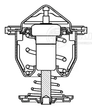 Термостат системы охлаждения LUZAR LT 0540
