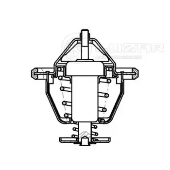 Термостат системы охлаждения LUZAR LT 3007