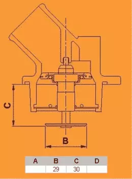 Термостат системы охлаждения VERNET TH6171.92J