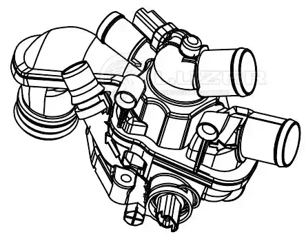 Термостат системы охлаждения LUZAR LT 2018