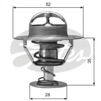 Термостат системы охлаждения GATES TH04382G1