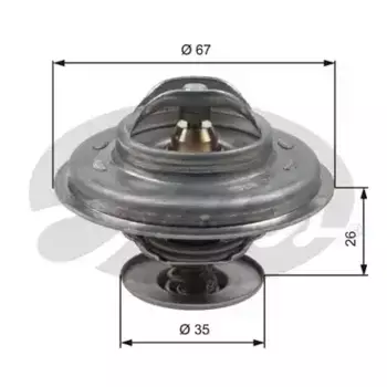 Термостат системы охлаждения GATES TH11687G1