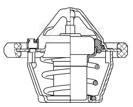 Термостат системы охлаждения LUZAR LT 1001
