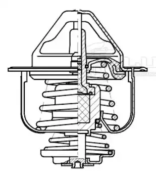 Термостат системы охлаждения LUZAR LT 1425
