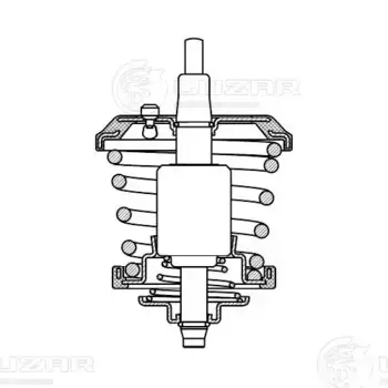 Термостат системы охлаждения LUZAR LT 1806