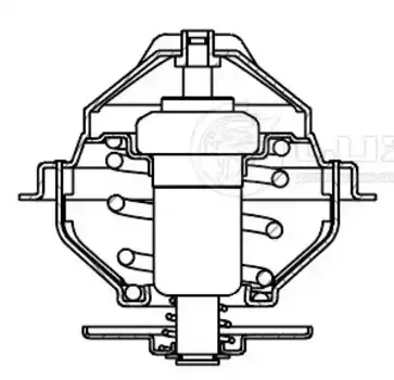 Термостат системы охлаждения LUZAR LT 1835