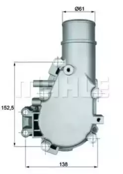 Термостат системы охлаждения MAHLE TI 136 84