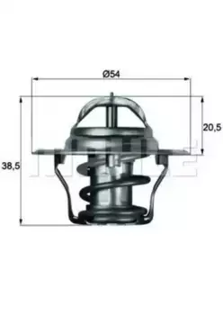Термостат системы охлаждения MAHLE TX 4 83D