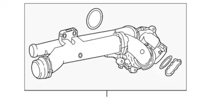 Термостат системы охлаждения MB 274 200 31 00