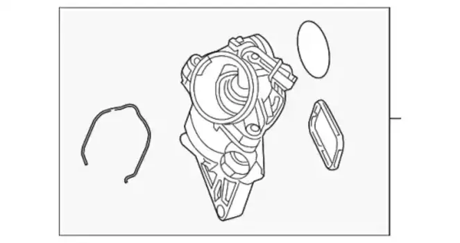 Термостат системы охлаждения MB 276 200 05 15