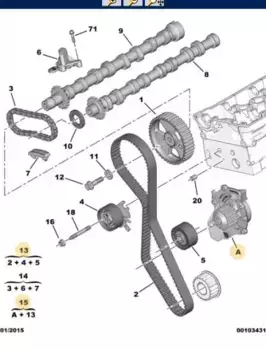 Термостат системы охлаждения PSA 16 135 617 80