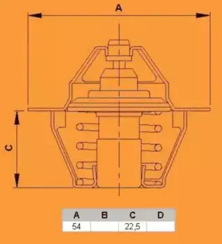 Термостат системы охлаждения VERNET TH1290.92J