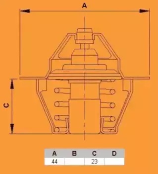 Термостат системы охлаждения VERNET TH3328.82J