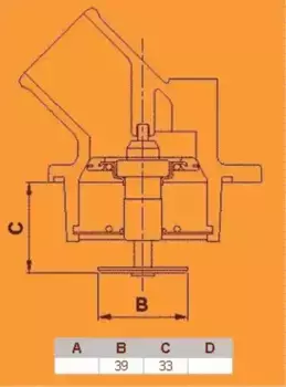 Термостат системы охлаждения VERNET TH6284.95J