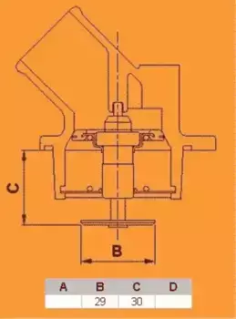Термостат системы охлаждения VERNET TH6287.92J