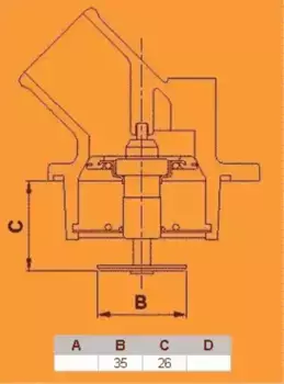Термостат системы охлаждения VERNET TH6492.88J