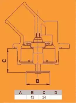 Термостат системы охлаждения VERNET TH6513.87J
