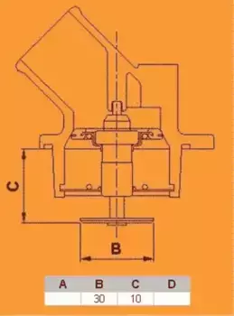 Термостат системы охлаждения VERNET TH6518.92J