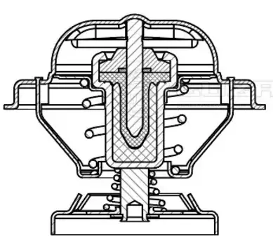 Термостат системы охлаждения LUZAR LT 1745