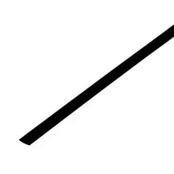 термоусаживаемая трубка! 3.5/1.75мм, черная, 1м\ 20-3506 REXANT