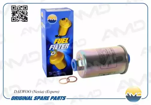 Топливный фильтр AMD AMD.FF27 Daewoo Nexia/Espero 1.5-2.0 SOHC 94>