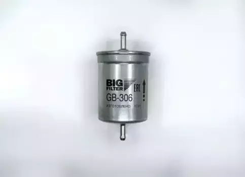 Топливный фильтр BIG FILTER GB-306 AUDI A4 (B5), A6 (C5) BMW 3 (E30, E36), 5 (E28, E34), 7 (E23, E32) FORD Galaxy I MB C (202), E (124, 210), S (140), Sprinter (901), Vito (W638) PEUGEOT 405, 605 RENAULT Clio I, Safrane, Trafic I SKODA Suberb (3U) TAGAZ V