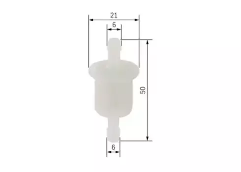 Топливный фильтр BOSCH 0 450 904 058 BMW E30/E28, Ford Escort/Fiesta, Seat Ibiza, Alfa Romeo 1.1-2.0 70>