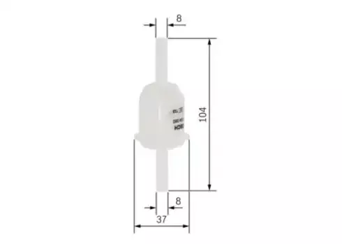 Топливный фильтр BOSCH 0 450 904 077 MB W123/W124/W460/W461/W463 2.0D-3.0D/TD 80-00