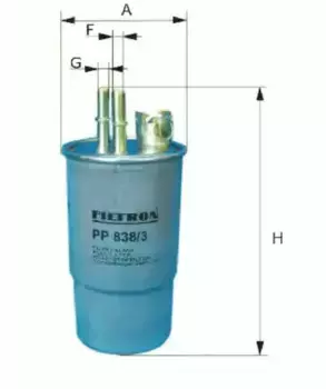 Топливный фильтр FILTRON PP 988/1 Renault Kangoo 1.5DCi/Laguna 1.5DCi/2.0DCi 07>
