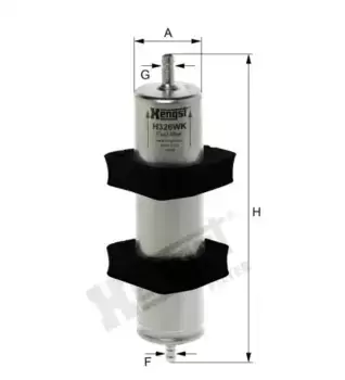Топливный фильтр HENGST H326WK Audi A4/A5 2.0TDi/2.7TDi/3.0TDi 07>