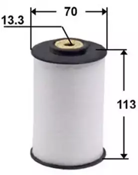 Топливный фильтр JS ASAKASHI FE1011 Omn MB O301-O402/Series 206D-917 OM306-OM616 75>