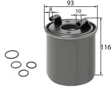 Топливный фильтр JS ASAKASHI FS0084 MB W204/W211 2.2CDi/2.5CDi 08>