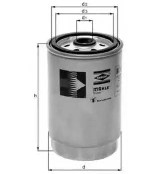 Топливный фильтр KNECHT KC63/1D MB Sprinter 2/3/4-t /W201/W202/W124/W210/W463/Vito 2.0D-3.5D 83>