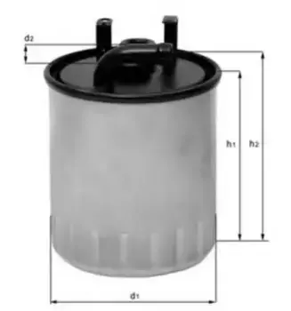 Топливный фильтр KNECHT KL100/2 MB Sprinter/Vito 2.1CDi-2.7CDi 99>