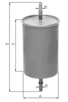 Топливный фильтр KNECHT KL558 Jeep Cherokee/Grand Cherokee 2.5-4.0 86>