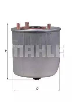 Топливный фильтр KNECHT KL780 Ford Focus III/C-Max/Fiesta 1.4-1.6TDCi 10>