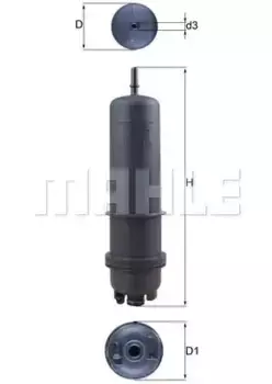 Топливный фильтр KNECHT KL872/7 BMW F32/F34/F36/F30/F31/E71 13>