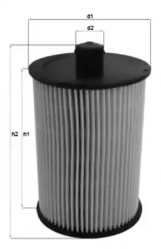 Топливный фильтр KNECHT KX222D VW Crafter 2.5TDi 06>