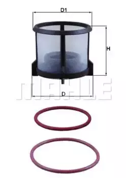 Топливный фильтр KNECHT KX72D2 Iveco, MAN, MB Actros/Axor