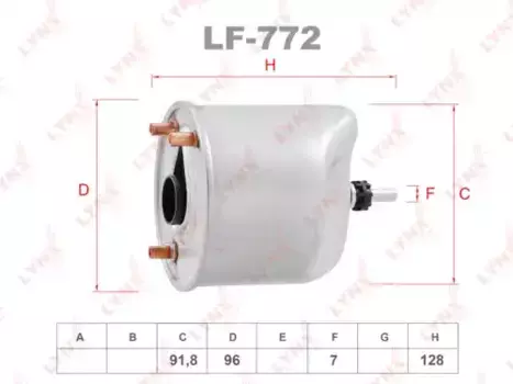 Топливный фильтр LYNXAUTO LF-772