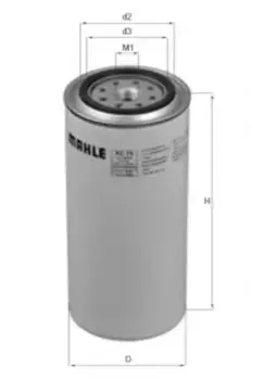 Топливный фильтр MAHLE KC 75 Omn Volvo FH/FL/FM12. B10.B12. FM7