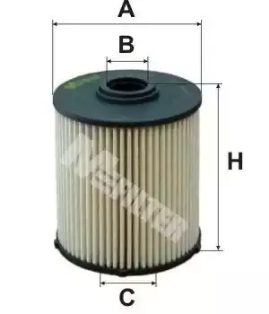 Топливный фильтр MFILTER DE 3120 MB W202/W210/W220 2.0CDi-3.2CDi ОМ611/613 97>