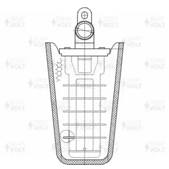 Топливный фильтр СТАРТВОЛЬТ SFF 0502 Opel Astra J 1.4-1.8 09>, Chevrolet Cruze 09>/Aveo 11>