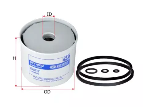 Топливный фильтр SURE FILTER SFF0522 Iveco Zeta/Dayli, Fiat Ducato, Volvo FL7. RVI, VW